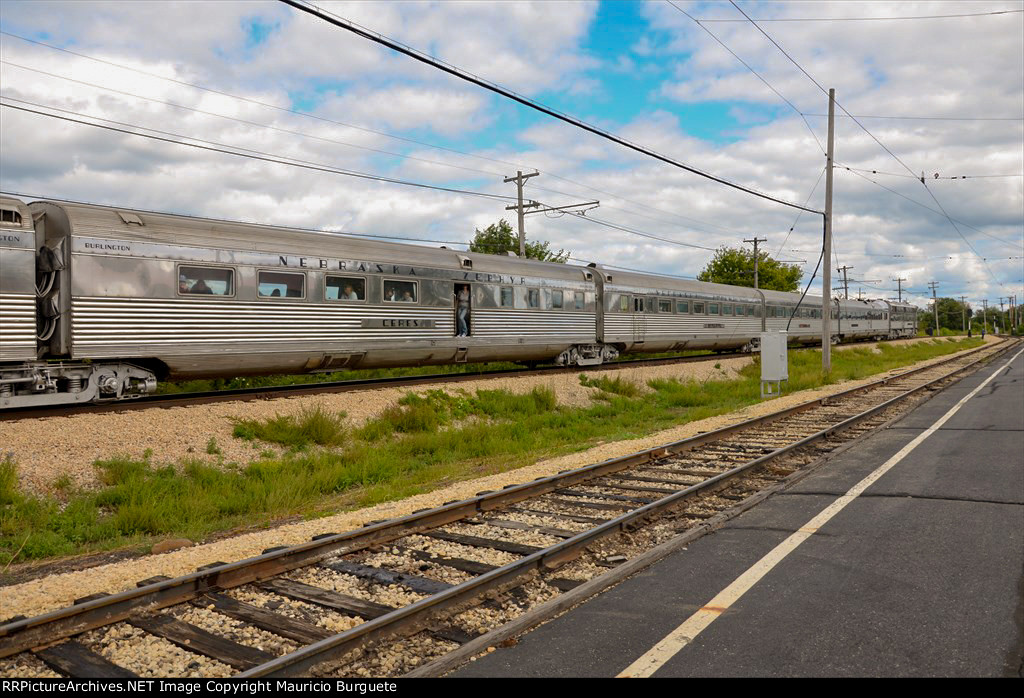 CBQ E5A Locomotive Nebraska Zephyr